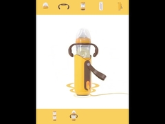 240 ml Formula New Born glazen zuigfles 5 in 1 PVC-vrij