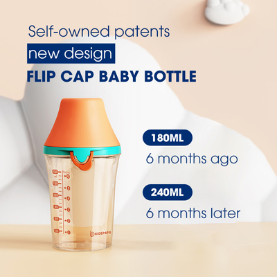 van de Driehoeksflip cap baby bottle fast van 150ml PPSU van het de Stroomuitsteeksel het Antikoliek LFGB