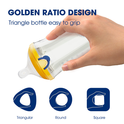 Één klikt Flip Cap Baby Bottle Anti-Koliek BPA Vrije 180 Ml het Voeden Fles
