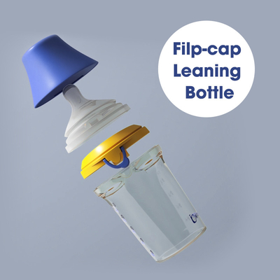 180ml de melkflessen Vrij Flip Cap BPA van de antikoliek Brede Hals pPSU