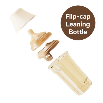 Warm verkopen Anti-val 180ml Flip-cap Baby melk Fles Bebes Producten Met Slow Flow Silicone tepel
