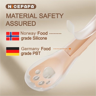 2-in-1 babylepel en vork baby spullen ouder en kind gezelschap vork en lepel baby voedingssets