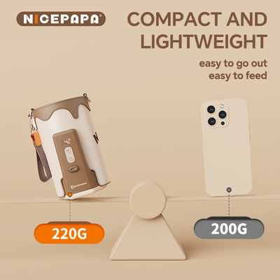 NICEPAPA hot seller PU Electric Thermos fles Set Outdoor Nacht Isolatie Geschikt voor 90% baby fles kopjes
