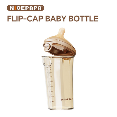 NICEPAPA FLIP-CAP PPSU babyfles Verstoppingsrescue Biberon 300ml Baby formule Borstmelk baby kind product
