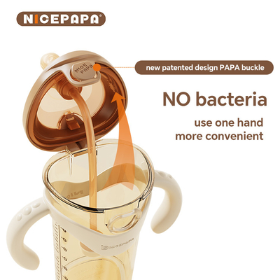 NICEPAPA FLIP-CAP PPSU babyfles Verstoppingsrescue Biberon 300ml Baby formule Borstmelk baby kind product