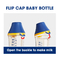Één klikt Flip Cap Baby Bottle Anti-Koliek BPA Vrije 180 Ml het Voeden Fles